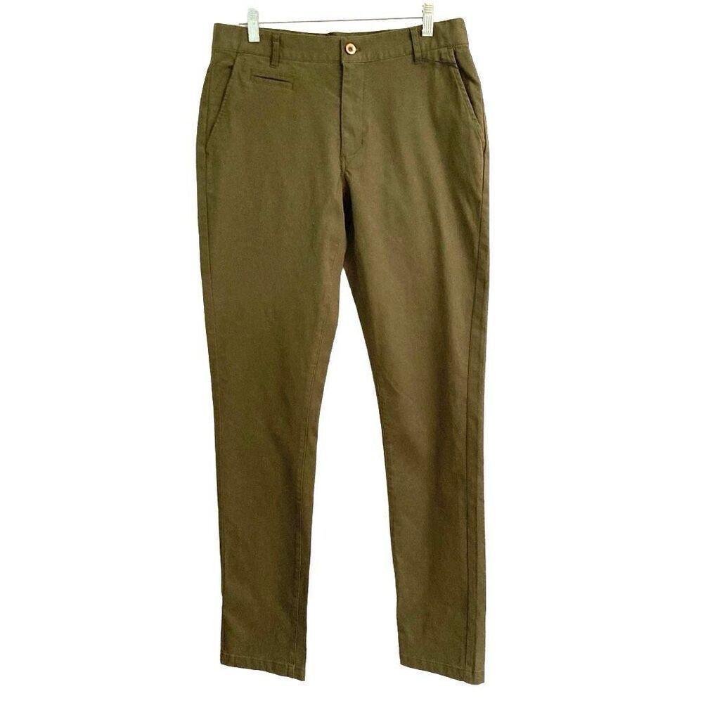 Taylor Stitch The Slim Organic Chino In Organic Olive‎ Green Men’s 30